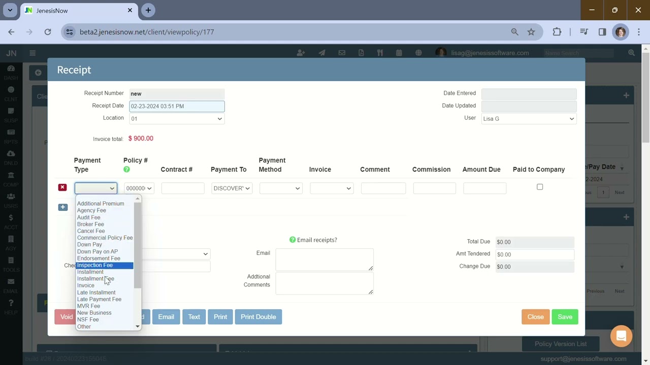 JenesisNow - How to apply invoices to receipts
