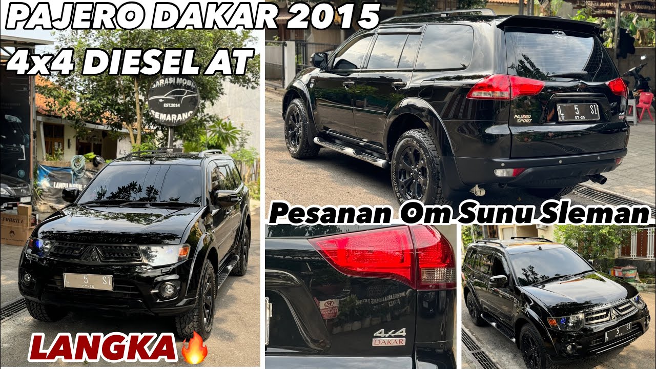 DIESEL 4x4 LANGKA 🔥 PAJERO DAKAR 2015 VGT DIESEL AT pesanan Om Sunu Sleman #innovadiesel #fortuner