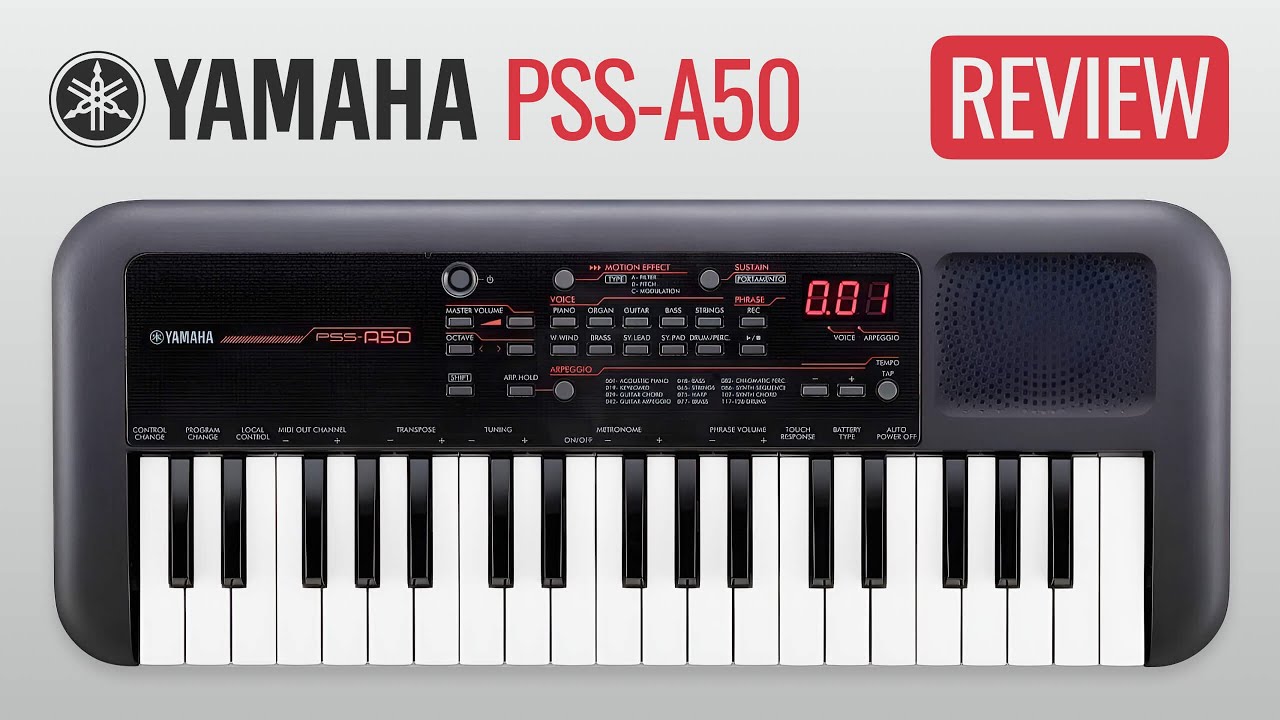 Yamaha mini-key portable keyboard PSS-A50 review – is it made for kids?