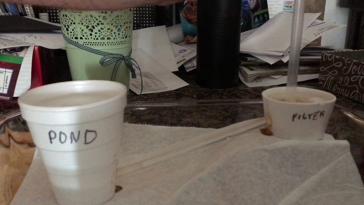 Gravity fed filter concept demonstrated