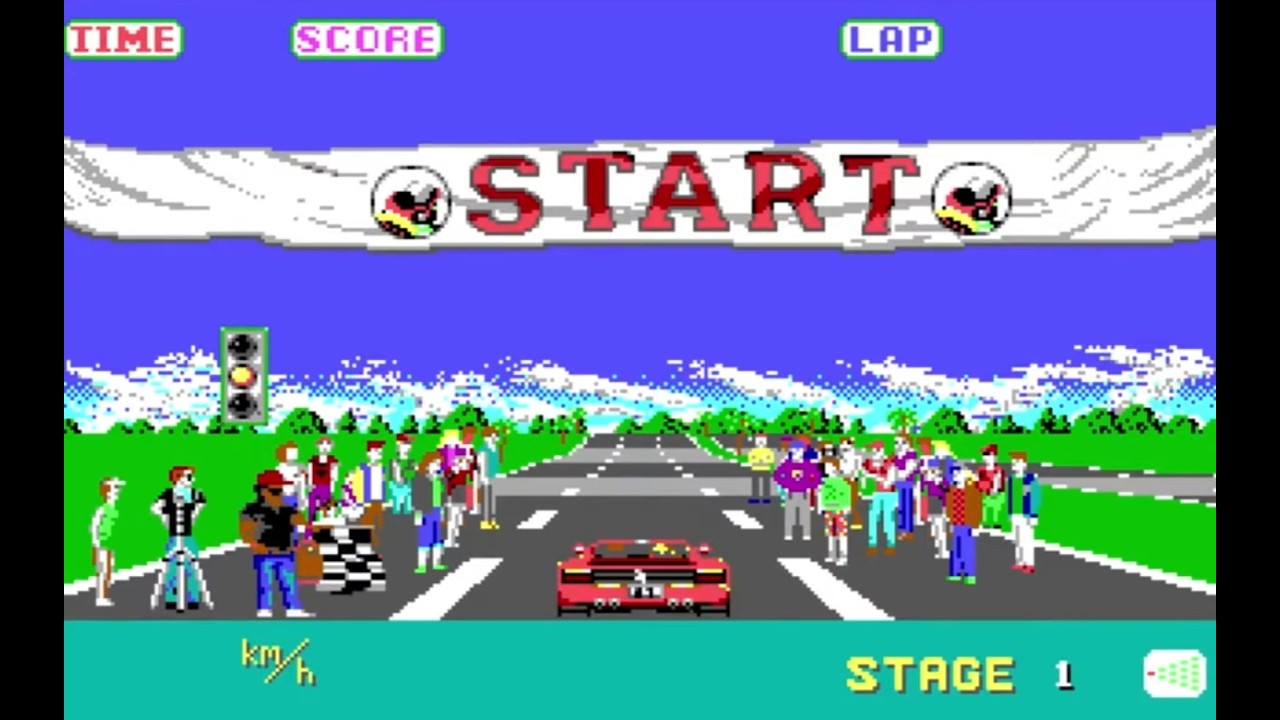Outrun MS DOS Sega 1989 BGM (Mashup)
