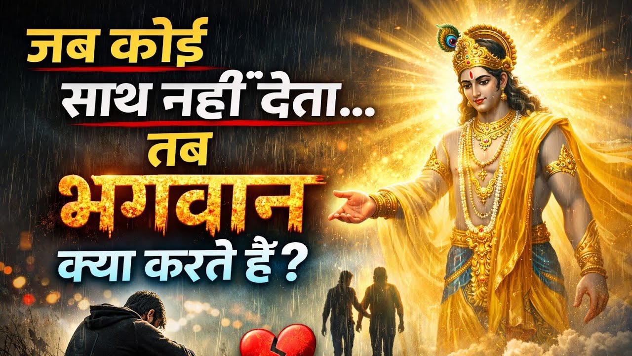 Dekiye jab koi sath Nahi deta hai to bhagvan kya karte hai #Gaueav kumar gyan 