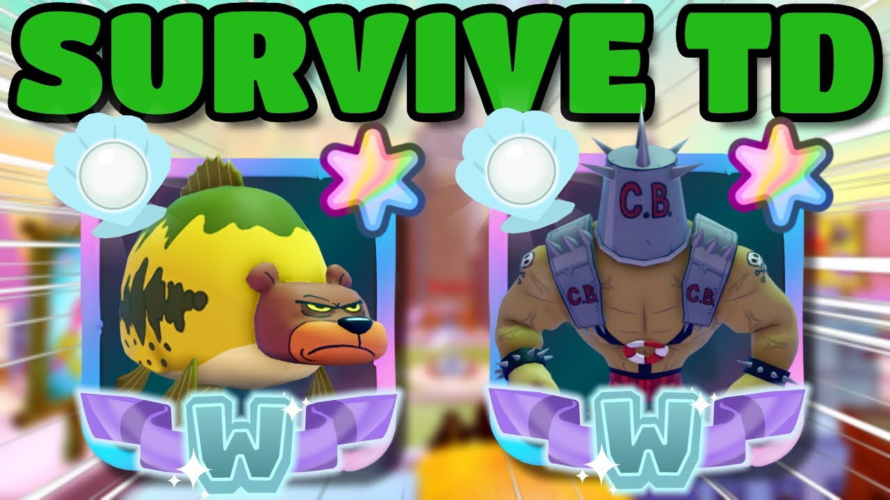 I MADE THE ULTIMATE SURVIVE SPONGEBOB TD TEAM..