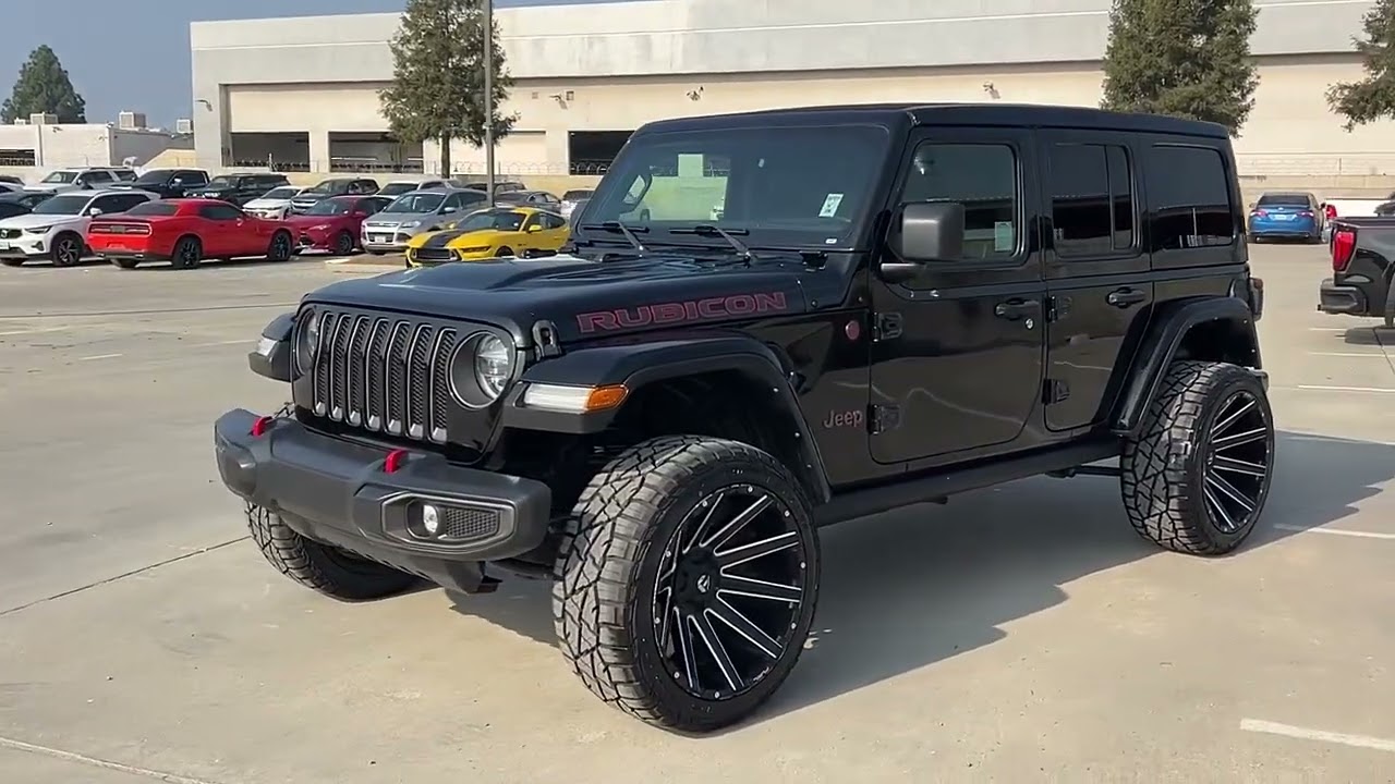 2022 Jeep Wrangler Black Black madera Visalia Fresno Financing Clovis Used stock Service High_Quali