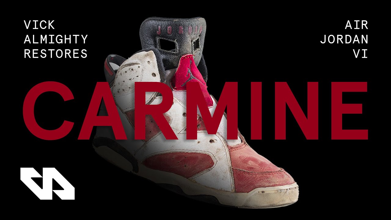Air Jordan 6 Carmine Restoration By Vick Almighty!