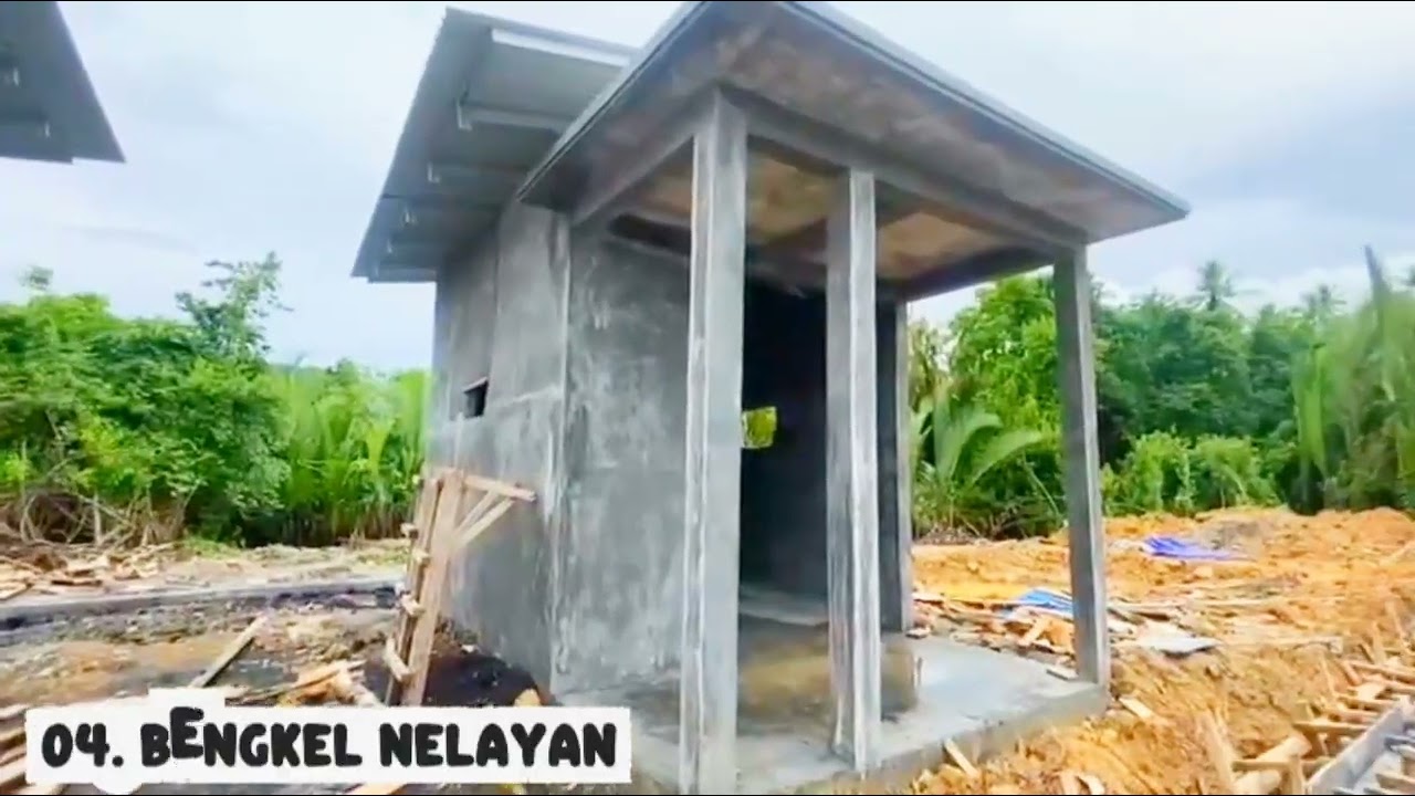 Kampung Nelayan merah putih desa Supu Maluku Utara 