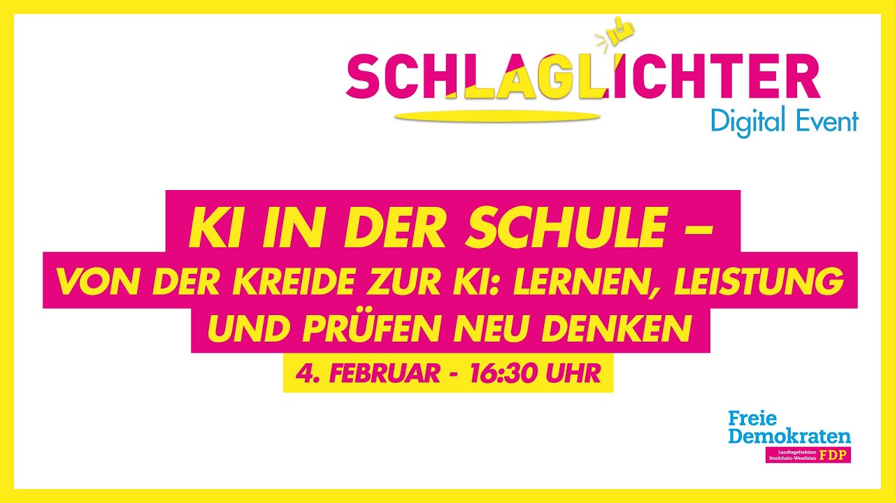 Schlaglichter – Von der Kreide zur KI: Lernen, Leistung und Prüfen neu denken