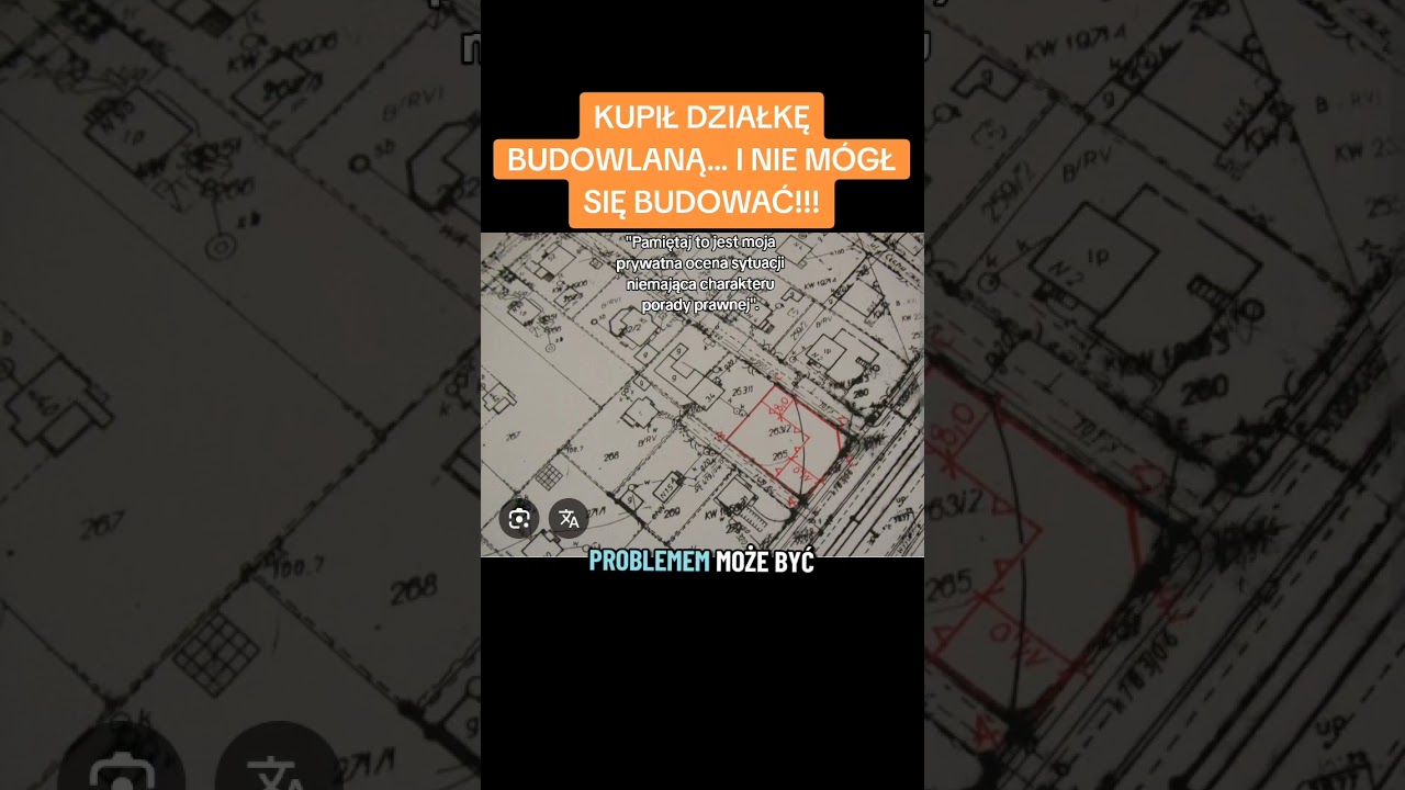 KUPIŁ DZIAŁKĘ BUDOWLANĄ... I NIE M&Oacute;GŁ SIĘ BUDOWAĆ!!!
