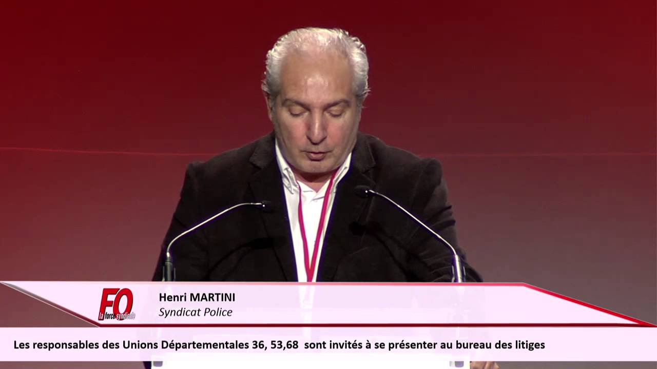 Henri Martini Syndicat Police