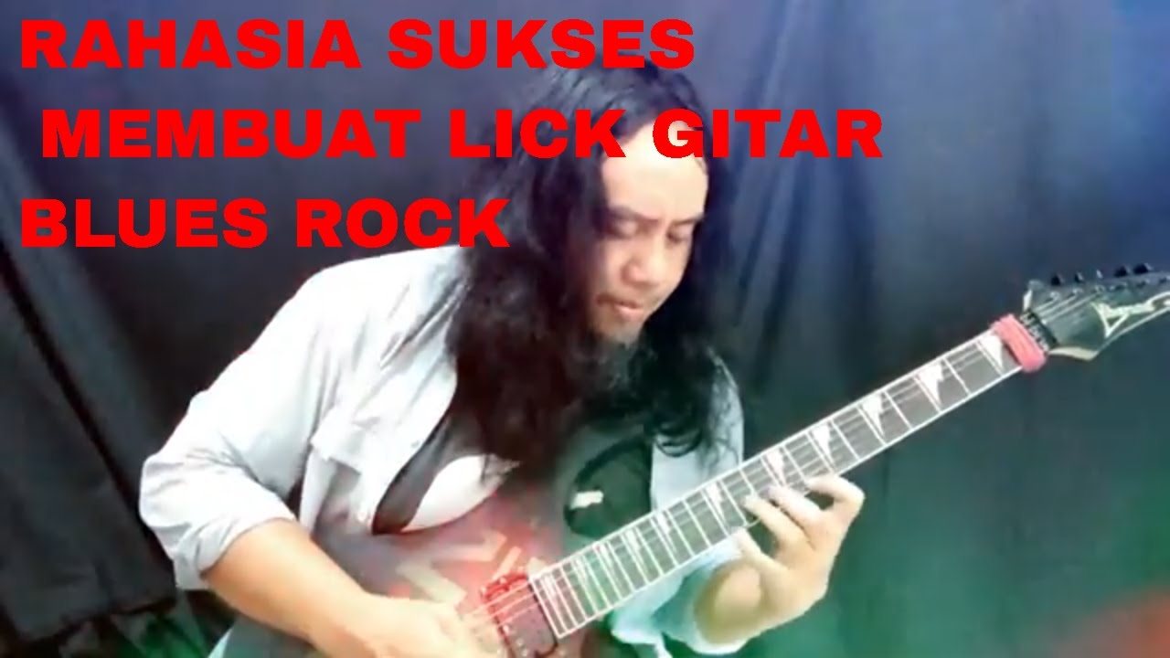 TUTORIAL BERMAIN GITAR |SKALA BLUES ROCK