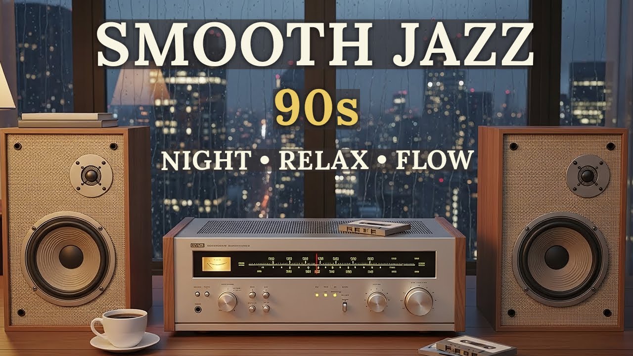 Relaxing Smooth Jazz 90s - Calm Instrumental Music for Peaceful Evenings & Unwind