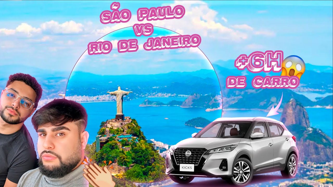 VIAGEM DE CARRO DE SÃO PAULO ATÉ RIO DE JANEIRO | 10 ANOS DE NAMORO ❤️👨‍❤️‍👨