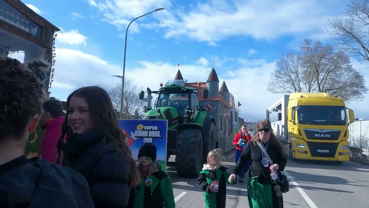 Aufstellung Faschingsumzug Burgau 2026