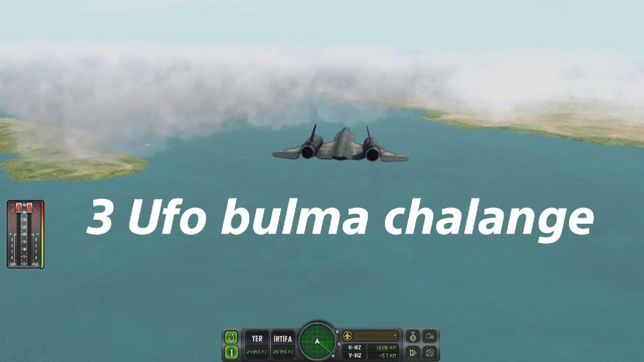 Airplane Flight Simulator Ufo bulma chalange