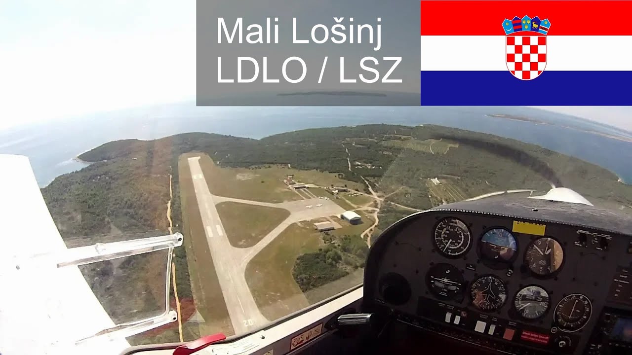 Above the Adriatic Sea, part 1 - From Sármellék LHSM to Mali Lošinj / LDLO/ LSZ  - With ATC audio
