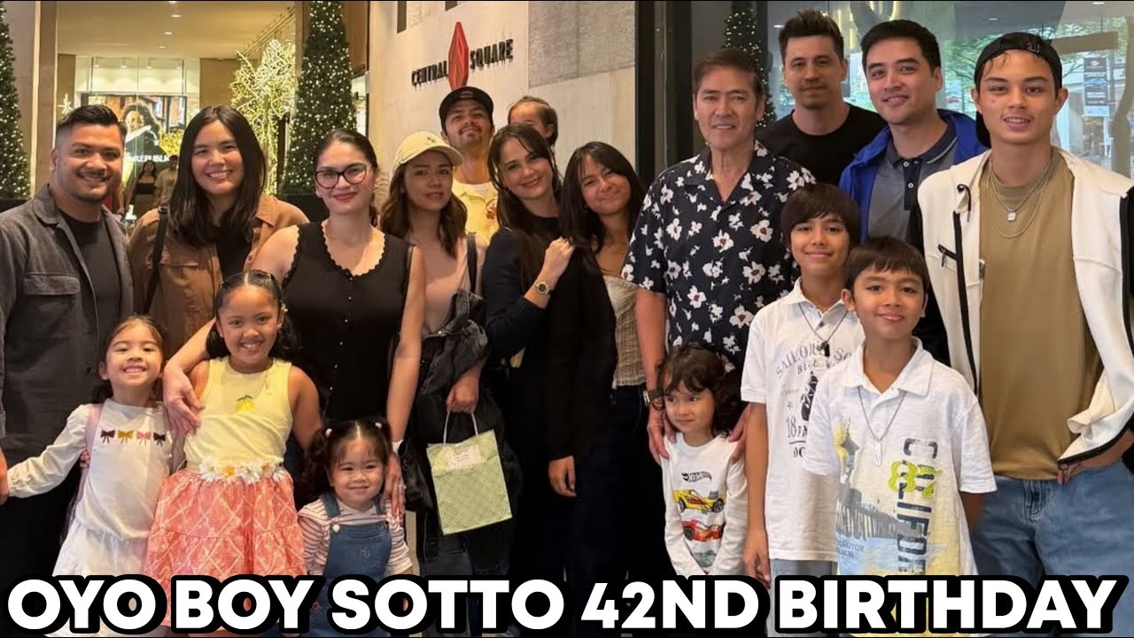 Oyo Boy Sotto 42nd Birthday❤️Bumisita sina Vico Sotto, Paulina at Danica Sotto at AMA nasi Vic Sotto