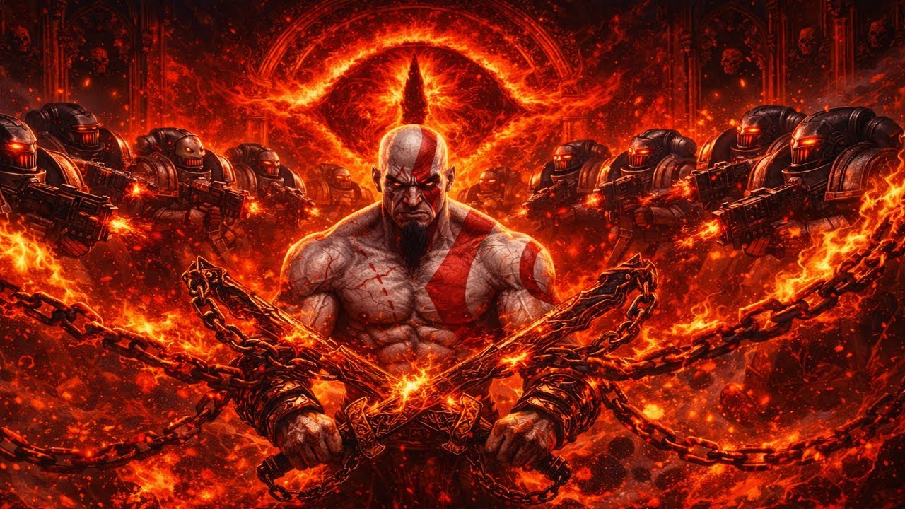 What If Kratos Was Thrown Into Warhammer 40K?