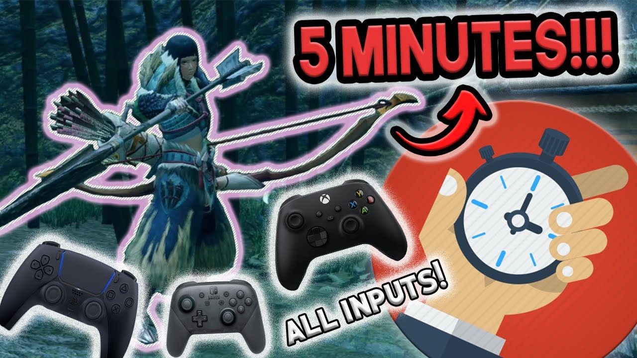 5-минутный путеводитель по стрельбе из лука | ВСЕ МАТЕРИАЛЫ | Monster Hunter Rise | Серия руковод...