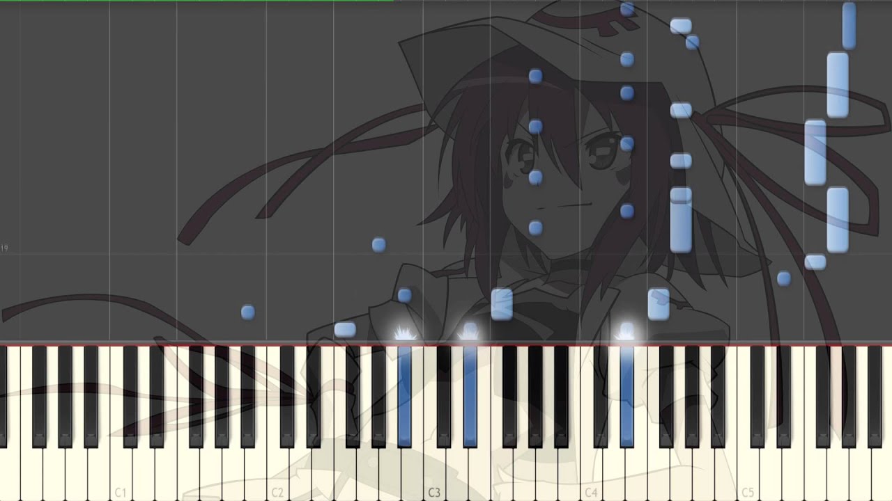 [Yumekui Merry] OP Daydream Syndrome Piano Synthesia Tutorial