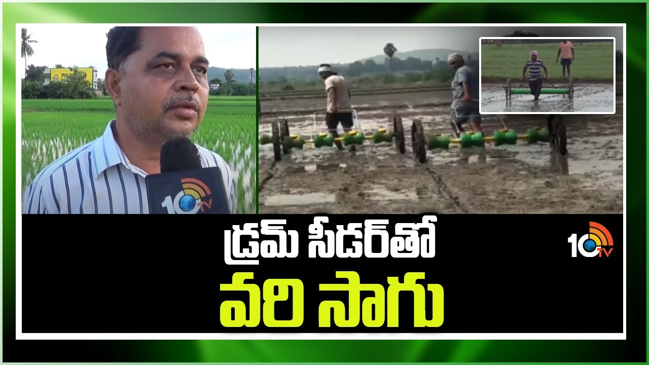డ్రమ్ సీడర్‍తో వరి సాగు | Drum Seeder Techniques In Paddy Cultivation | Matti Manishi | 10TV Agri