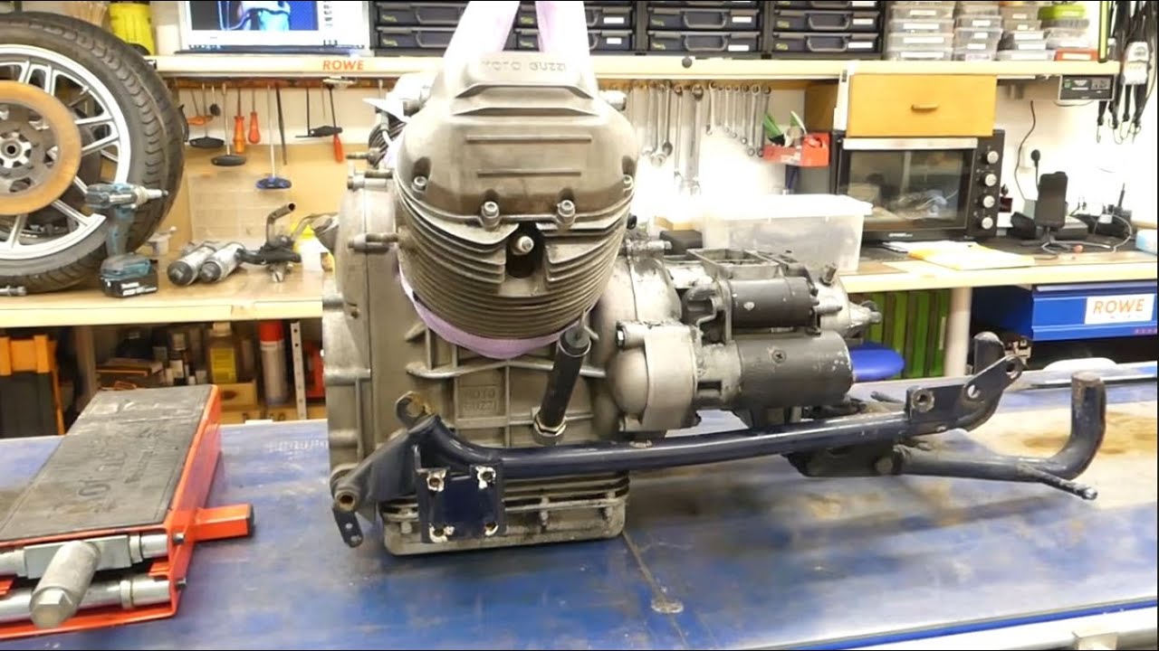 Moto Guzzi T3 - Restauration -- Teil 07 -- Die Scheidung - Tolle Konstruktion von Guzzi 👍