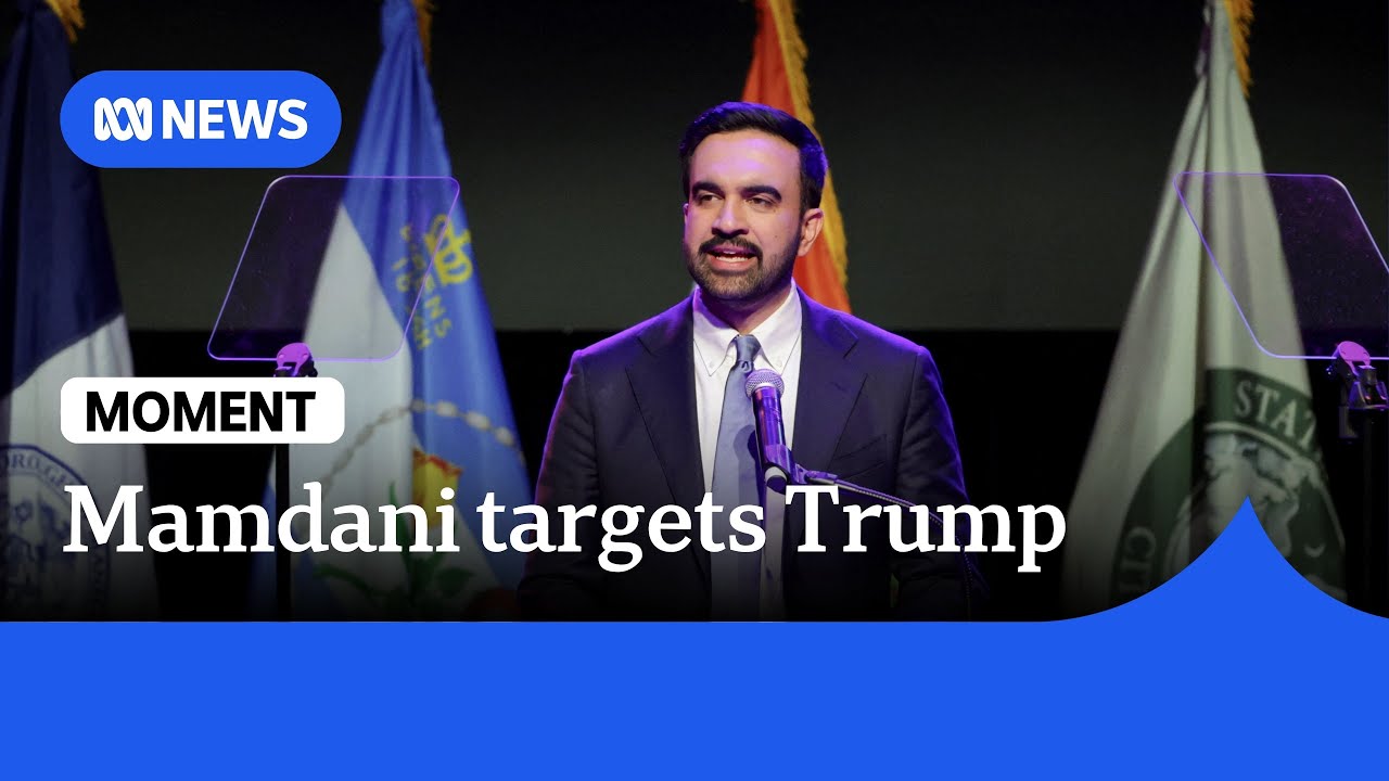 MOMENT: Zohran Mamdani targets billionaires, Trump in mayoral victory speech | ABC NEWS
