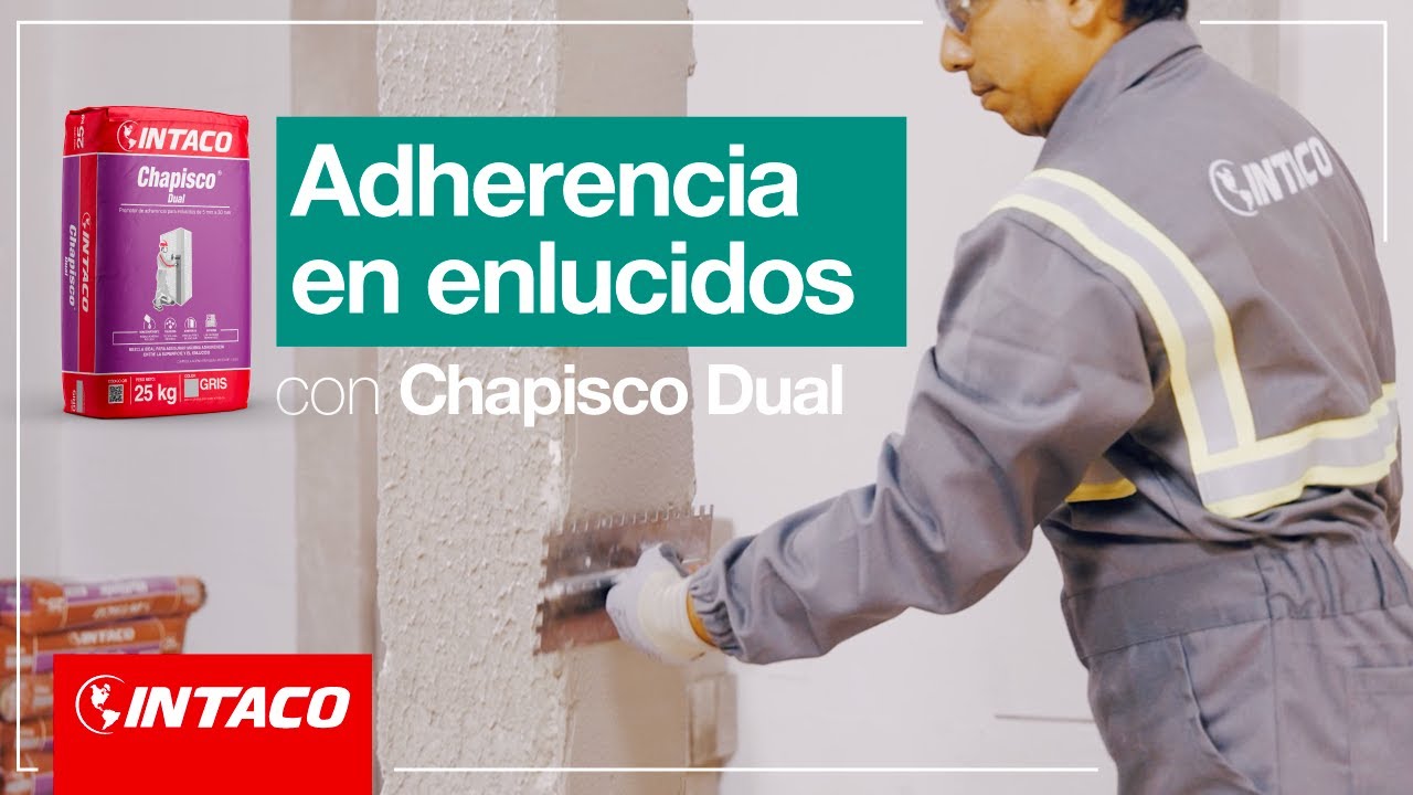 Mejorar la adherencia en enlucidos con Chapisco Dual