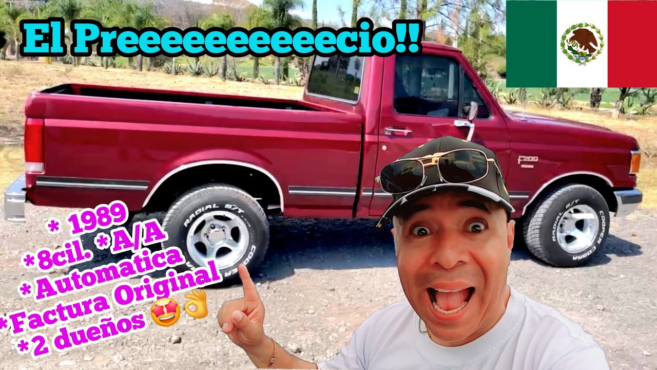 FORD 1989 f200 xlt ORIGINAL, autos y camionetas clasicos Mexico precios.