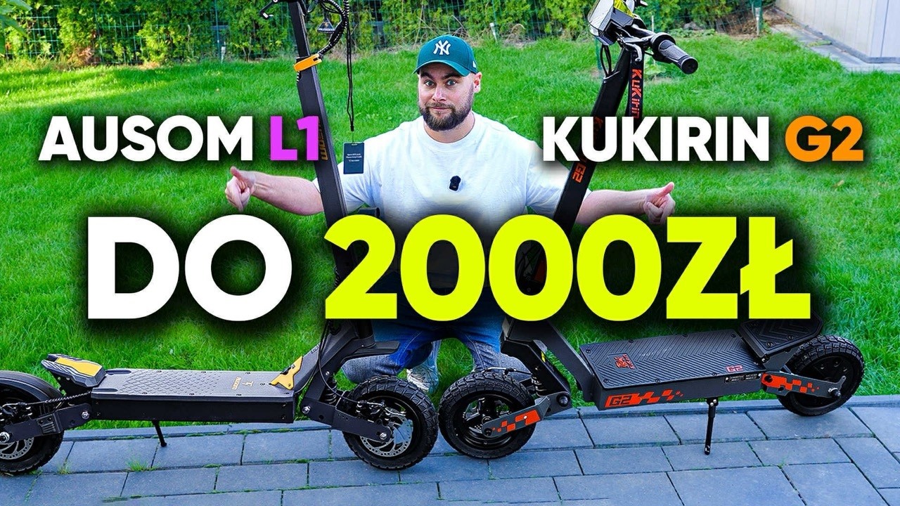 Najlepsza Hulajnoga Elektryczna do 2k pln? Kukirin G2 vs Ausom L1