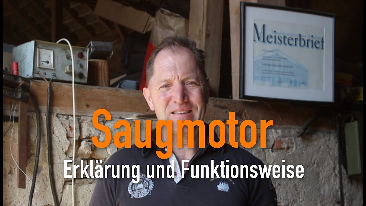 Saugmotor - Erklärung und Funktionsweise...?! Erklärt vom Kfz Meister