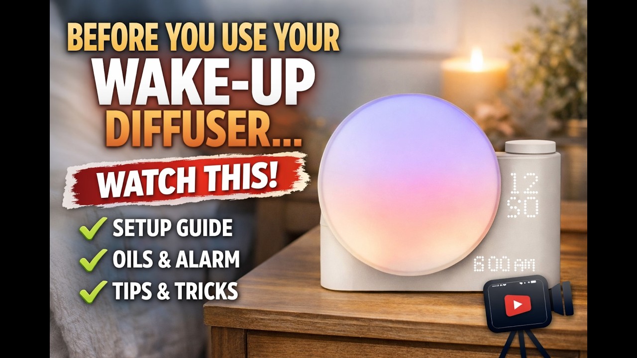 Young Living Wake-Up Light Diffuser Guide | Step-by-Step Instructions for Light, Oils, Sound & Alarm