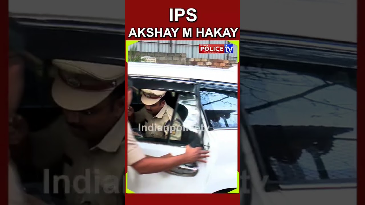 Dynamic Officer #ips AKSHAY M HAKAY #inspiration #policeofficer #dcp #bengalurucitypolice #upsc ..