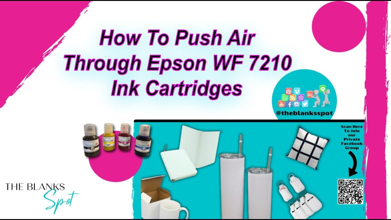 How To Push Air/Ink Through Epson WF 7210 Printer (Columbia, SC)