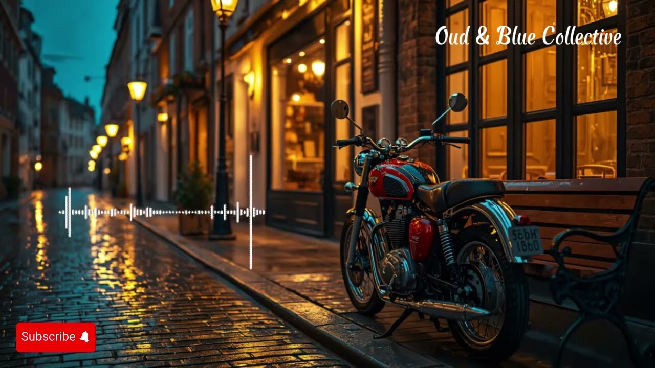 Italian Café Glow After Rain ✨🎷 | Warm Jazz & Peaceful Night Atmosphere