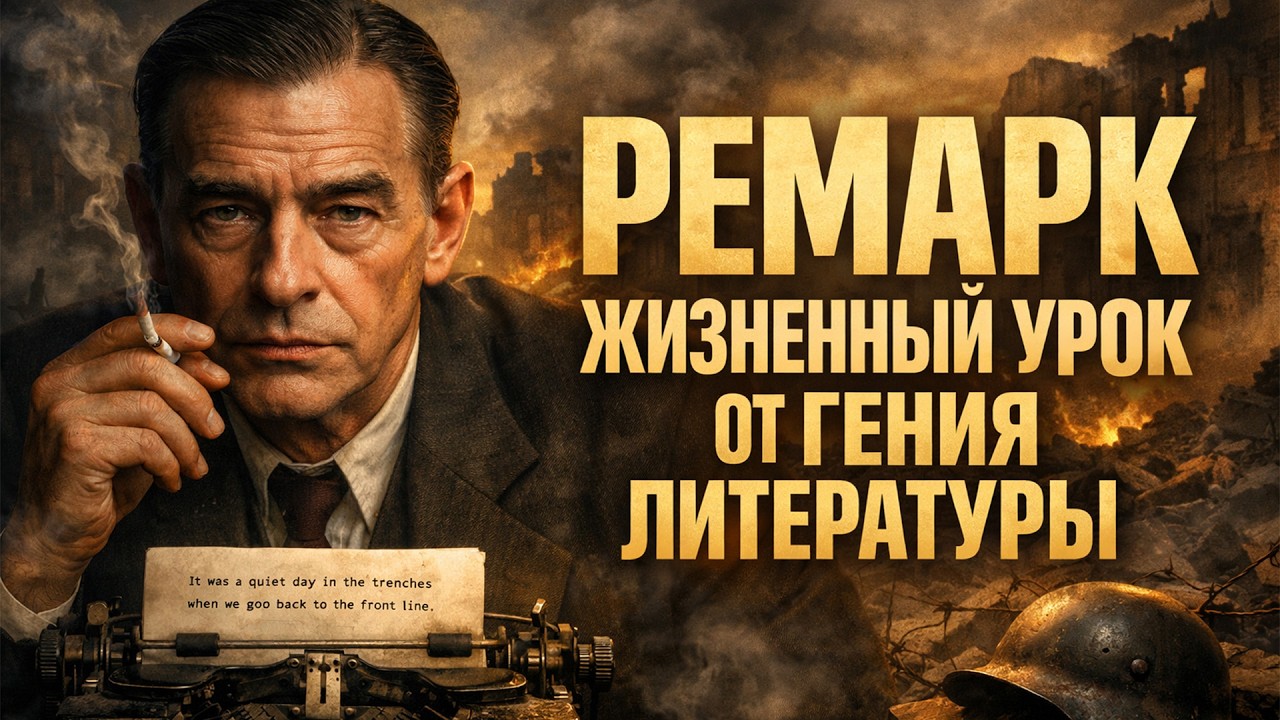 РЕМАРК: Он научил нас ЦЕНИТЬ ЖИЗНЬ, когда вокруг рушится всё! Урок человечности от гения литературы!