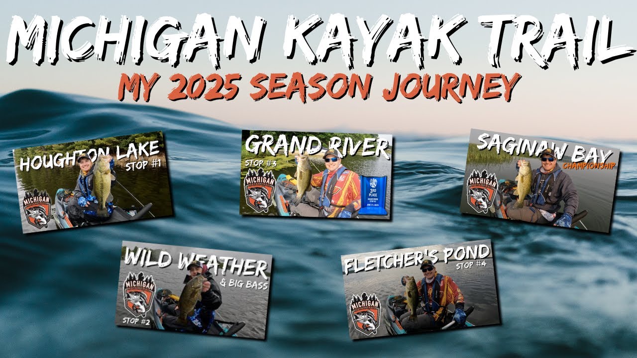Season Recap of my 1st Year Fishing the Michigan Kayak Trail