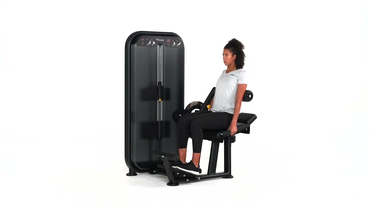¿CÓMO UTILIZAR la MÁQUINA de ABDOMINAL / LUMBAR? - Fuerza Selectorizada Vision Fitness
