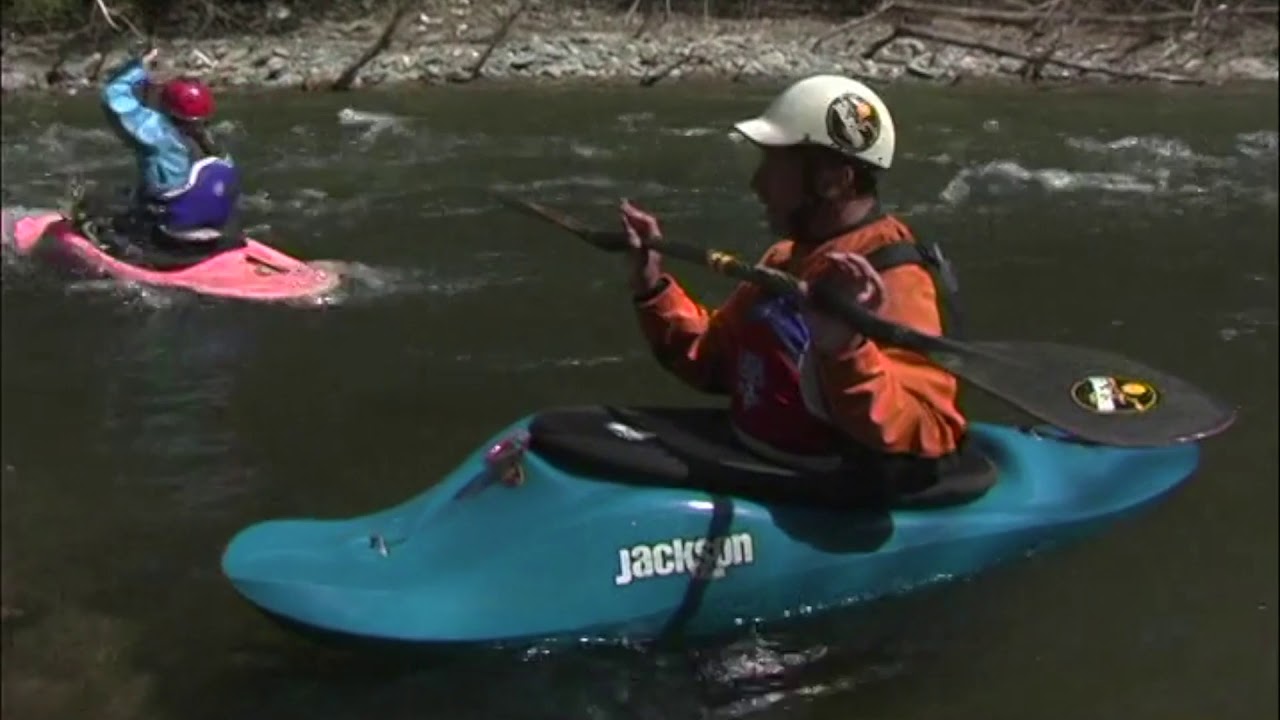 EJ's River Running Basics- The Whitewater Kayak Peel Out, Eddy Out, and Ferry