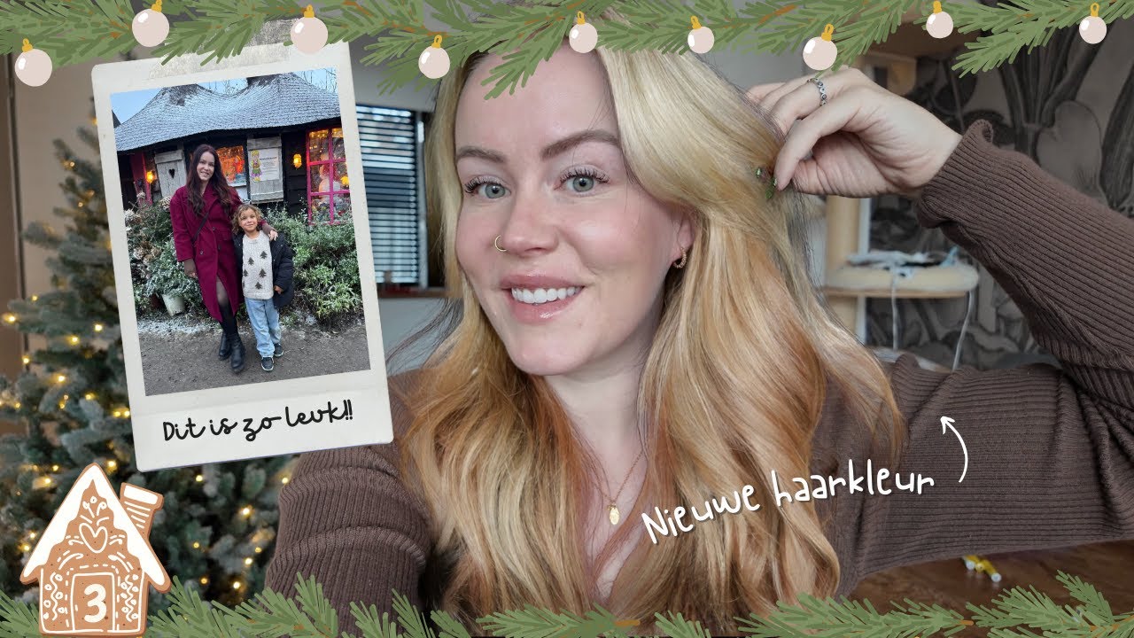 Nieuwe haarkleur (🤎) & een poging tot schaatsen ⛸️ | Decembervlog #3 REBECCA DENISE