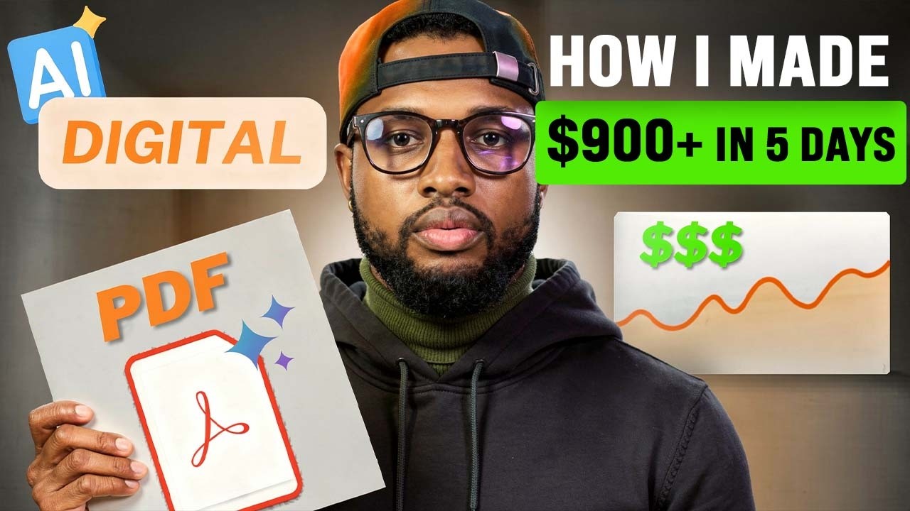How I Made $949 in 5 Days Selling AI PDF Guide (AI Side Hustle For Beginners)