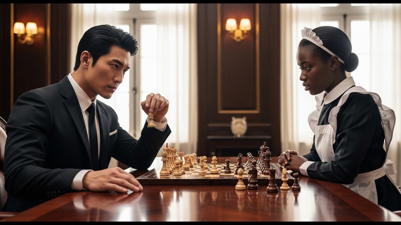 “Beat Me in Chess and I’ll Marry You!” Korean Mafia Boss Laughed; Poor Maid Next Move Shock Everyone