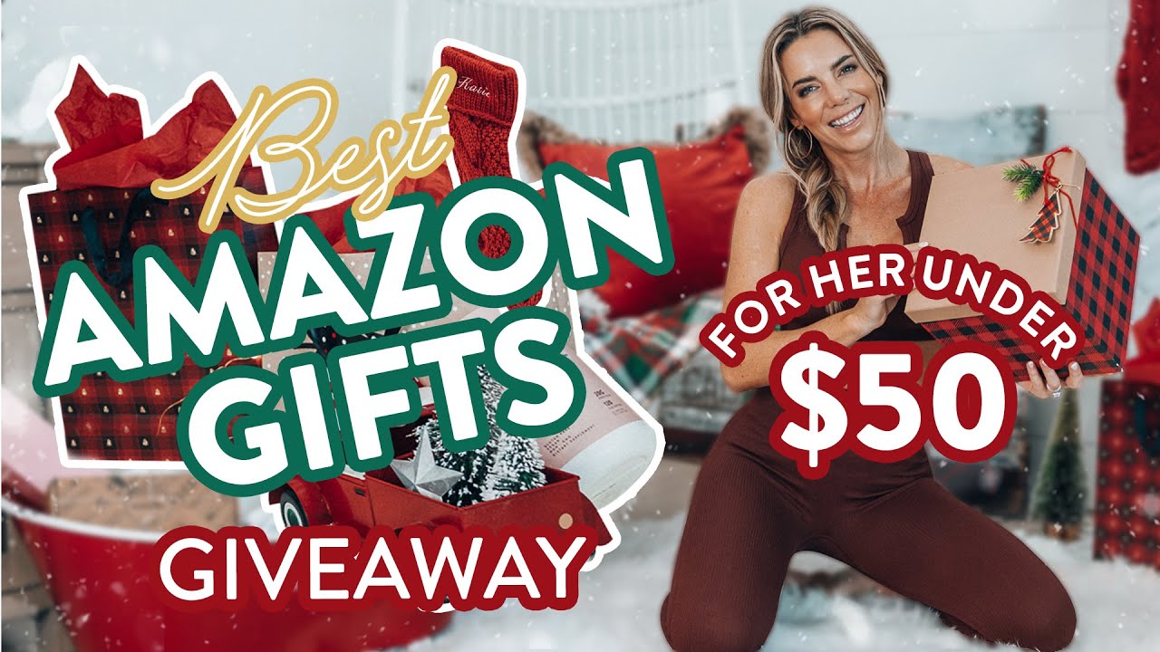 BEST AMAZON GIFTS FOR HER UNDER $50 | Holiday Gift Guide 2021 + GIVEAWAY!