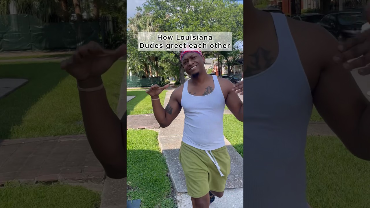 How Louisiana dudes greet each other 😂 #comedy #comedyvideo #funny #funnyvideo