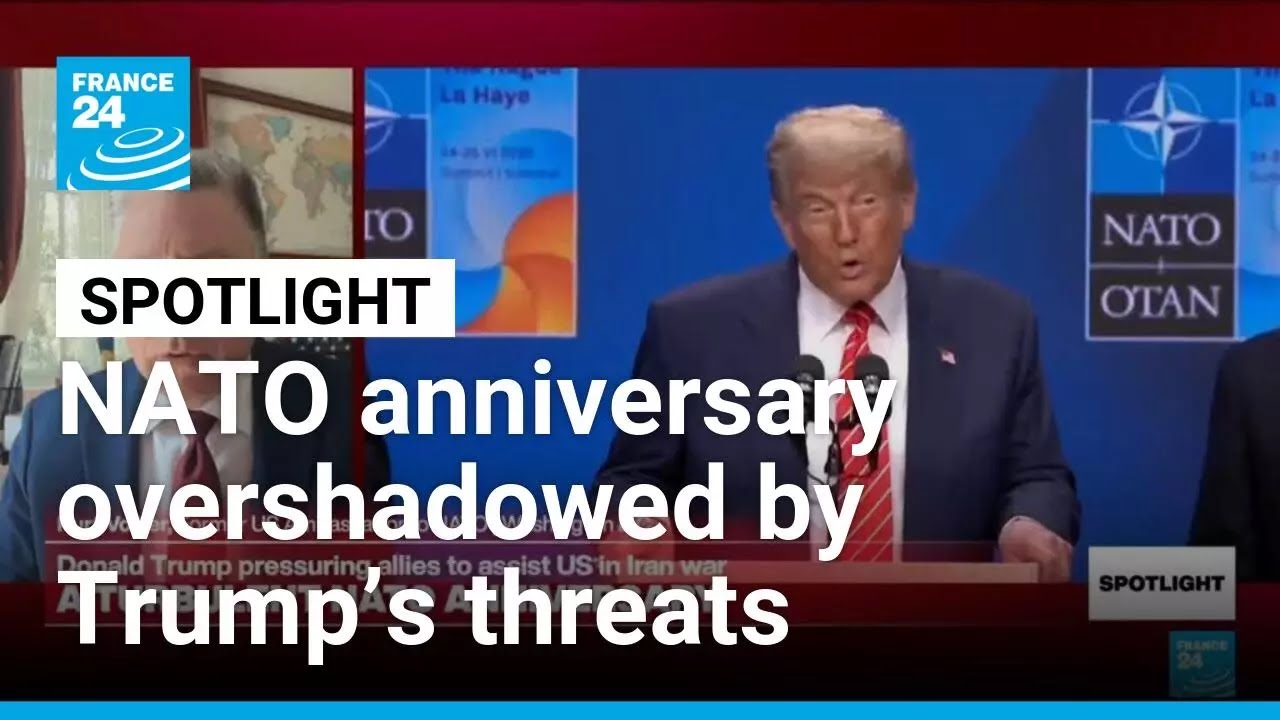 NATO anniversary overshadowed by Trump&rsquo;s threats &bull; FRANCE 24 English