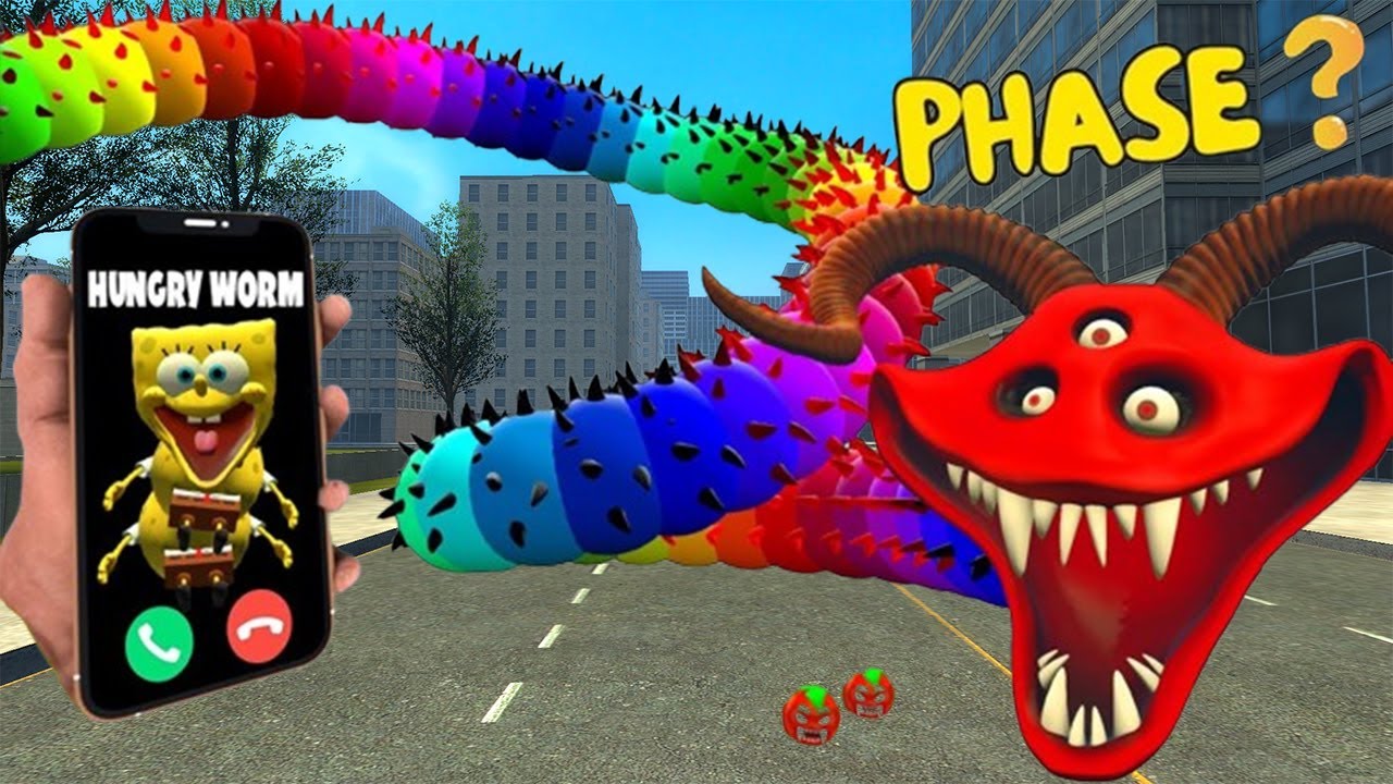 I FOUND NEW ROBLOX HUNGRY WORM FIRE LAVE in Garry's Mod!