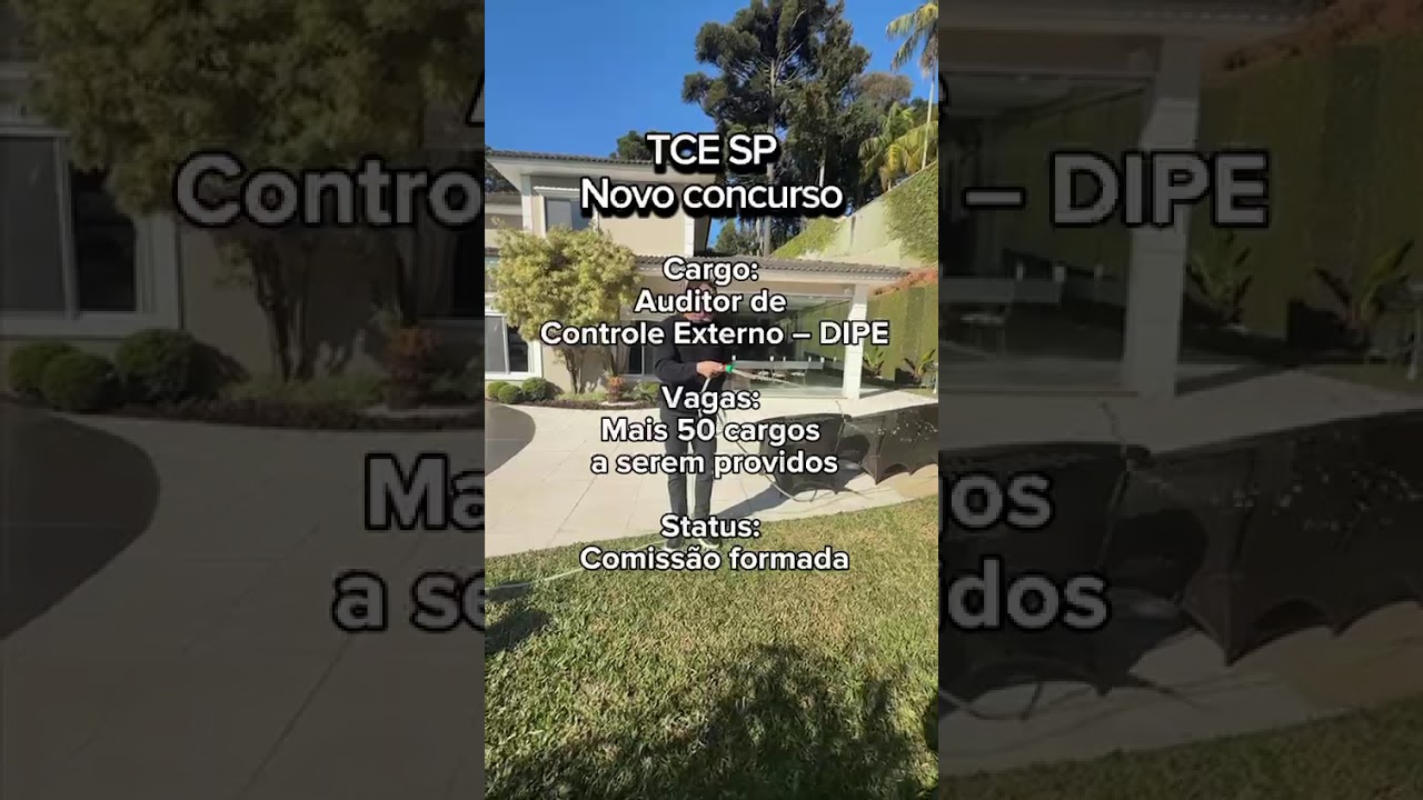 TCE SP -  Mais 50 cargos a serem providos