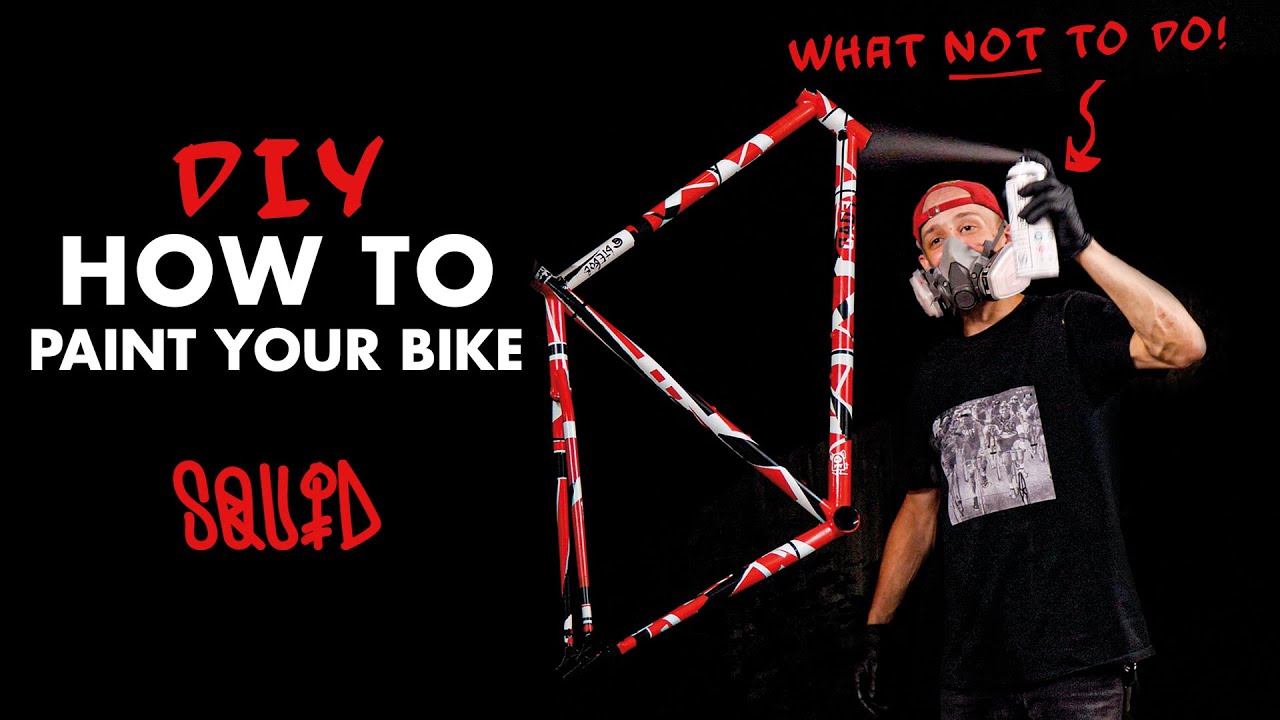 HOW TO: THE BEST BIKE SPRAY PAINT JOB w/ SQUID BIKES + SPRAY BIKE