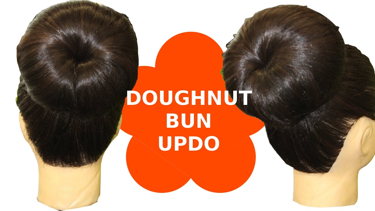 Hair Style - Three Minute Doughnut (Donut) Bun Updo