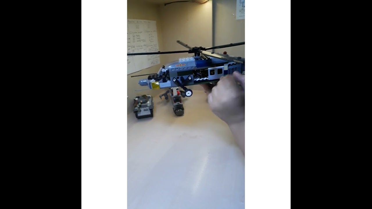 Moc Lego uh 60 blackhawk helicopter
