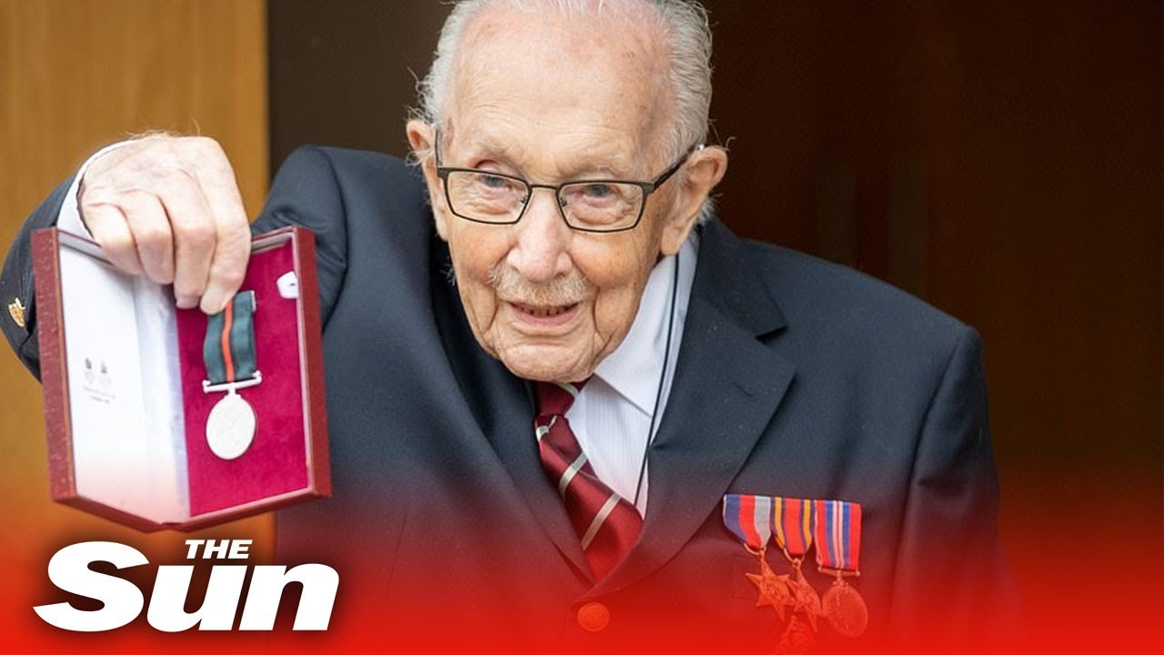 The Queen promotes Captain Tom Moore to honorary colonel in heartwarming honour